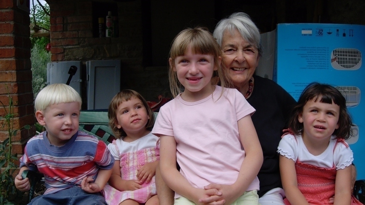 Maria D. and great-grandchildren